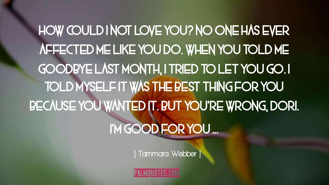 Before Love quotes by Tammara Webber