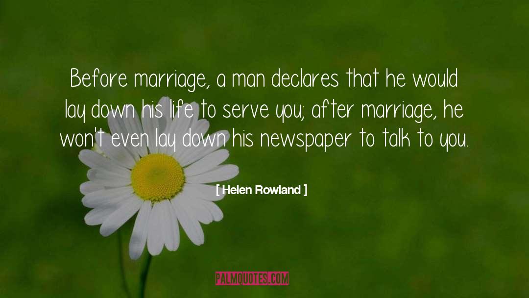 Before Marriage quotes by Helen Rowland