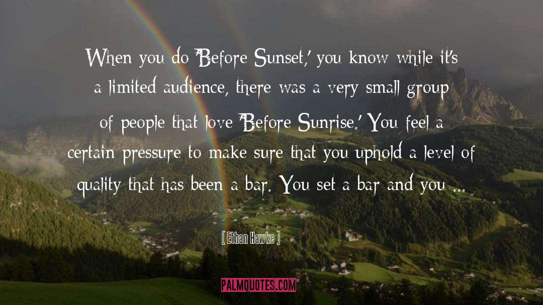 Before Sunset quotes by Ethan Hawke