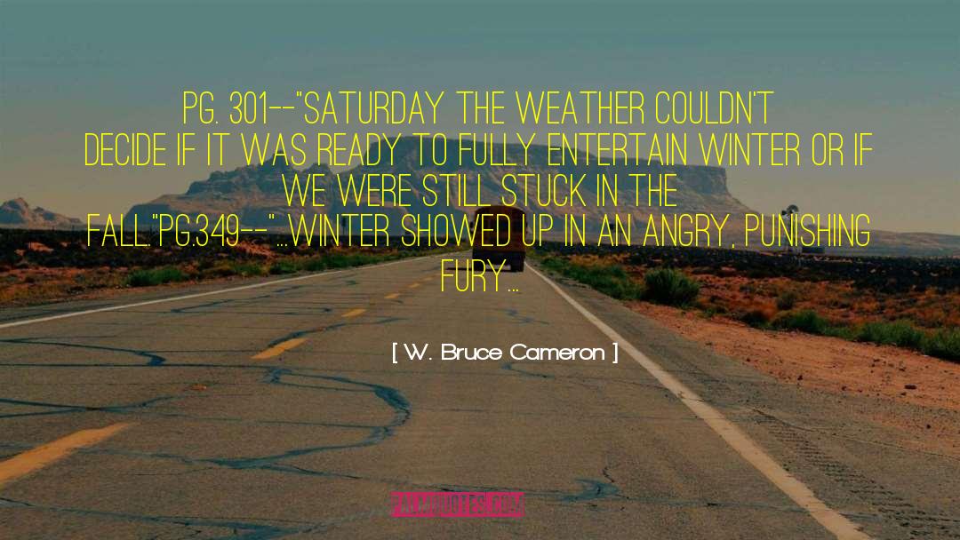 Before The Fall quotes by W. Bruce Cameron