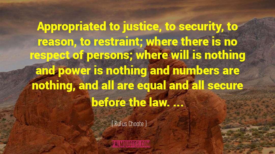 Before The Law quotes by Rufus Choate