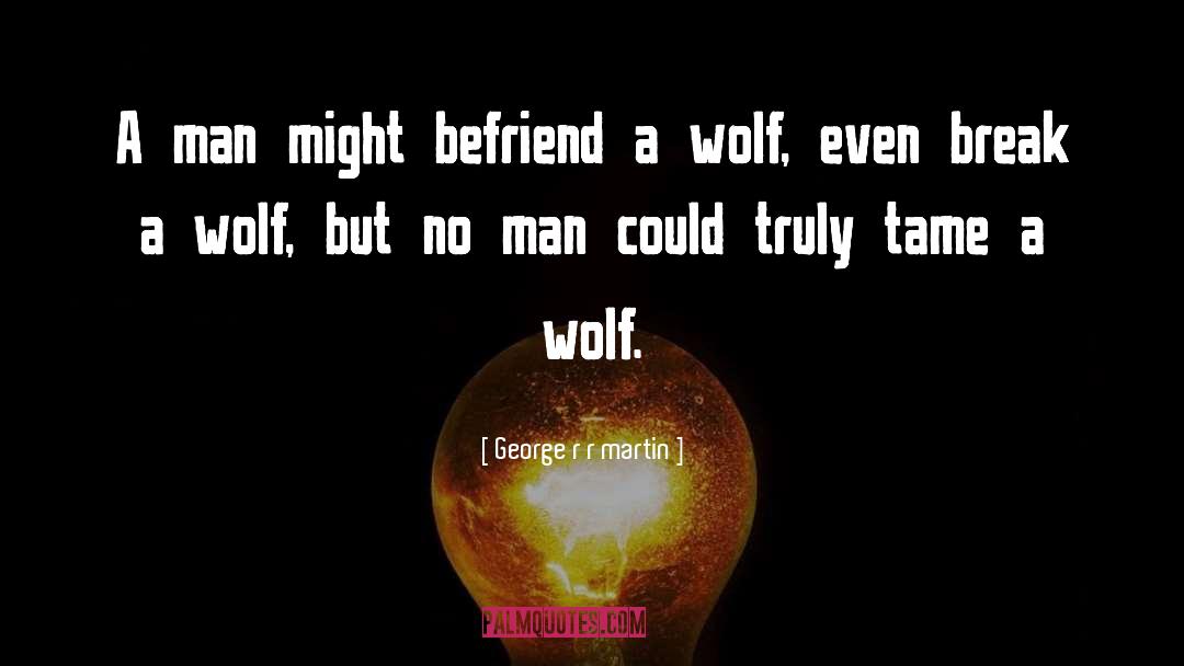 Befriend quotes by George R R Martin