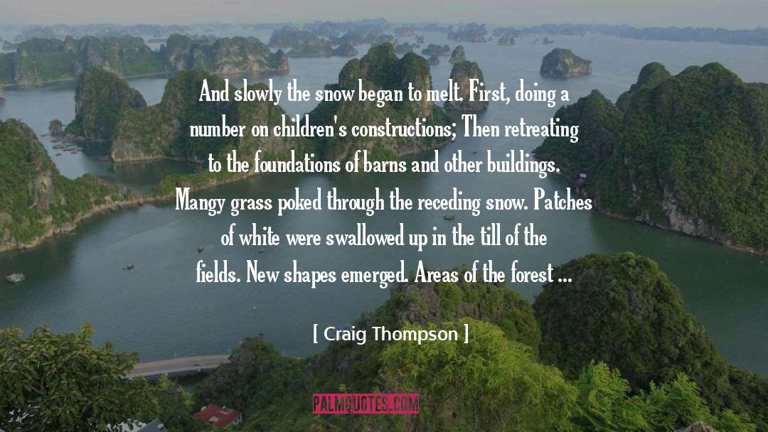 Began quotes by Craig Thompson