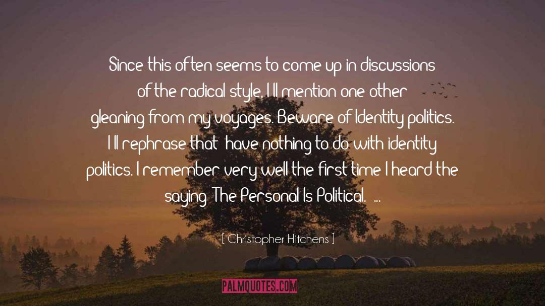 Begat quotes by Christopher Hitchens