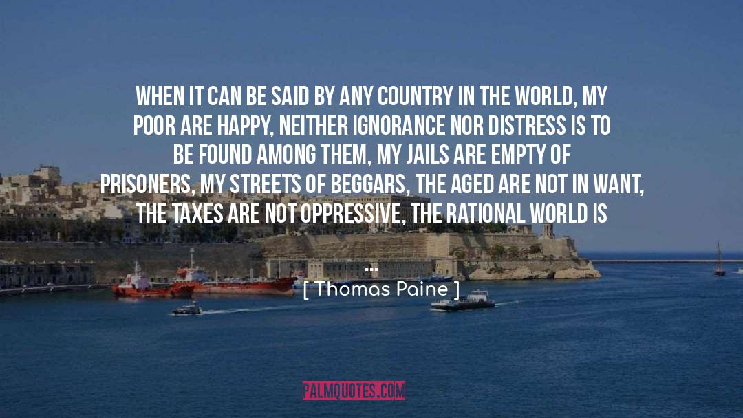 Beggars quotes by Thomas Paine