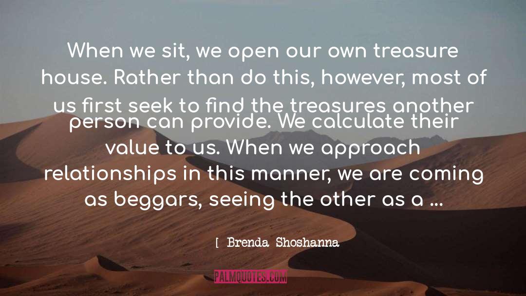Beggars quotes by Brenda Shoshanna