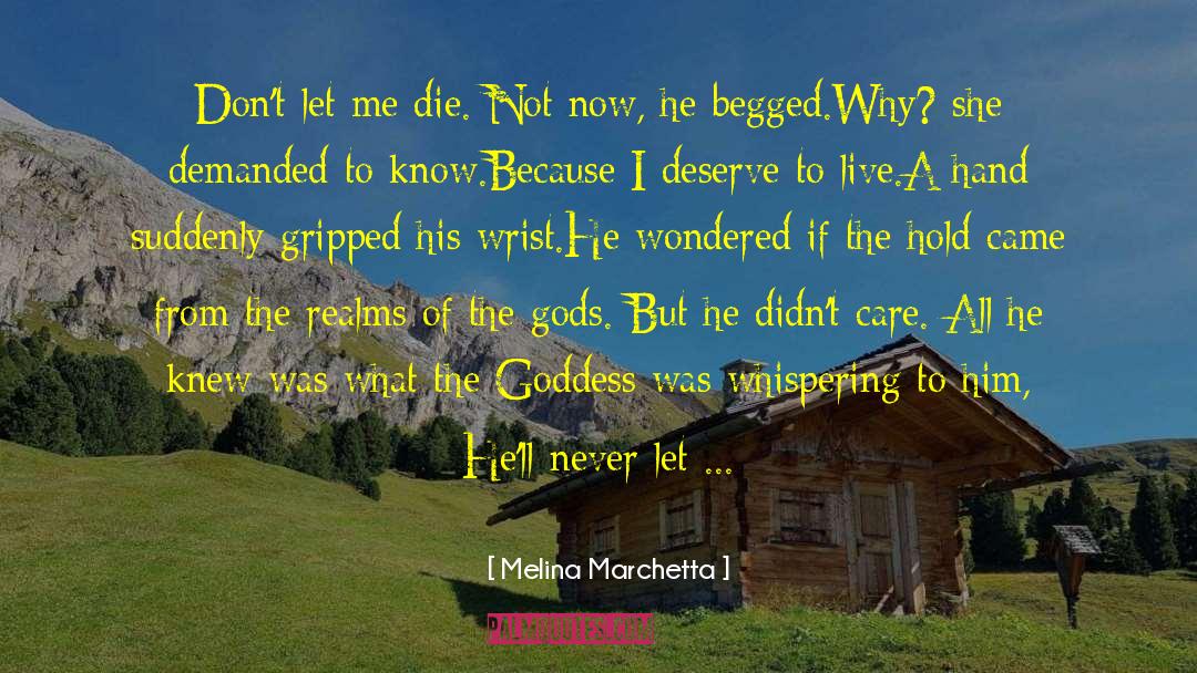 Begged quotes by Melina Marchetta