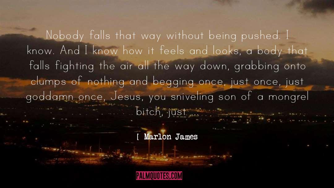 Begging quotes by Marlon James