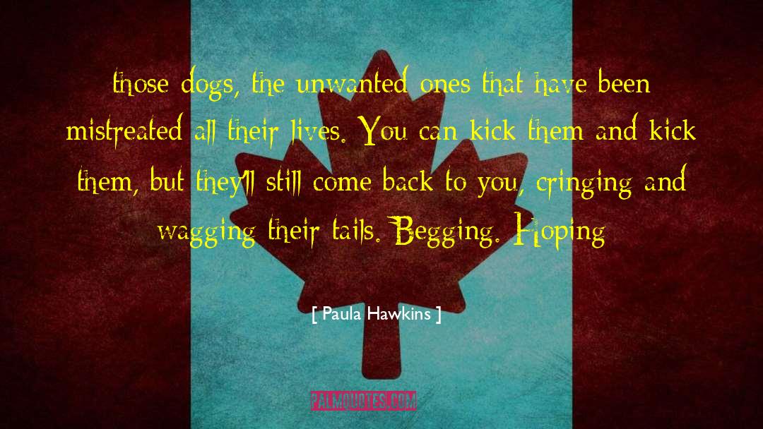 Begging quotes by Paula Hawkins