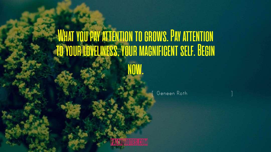 Begin Now quotes by Geneen Roth