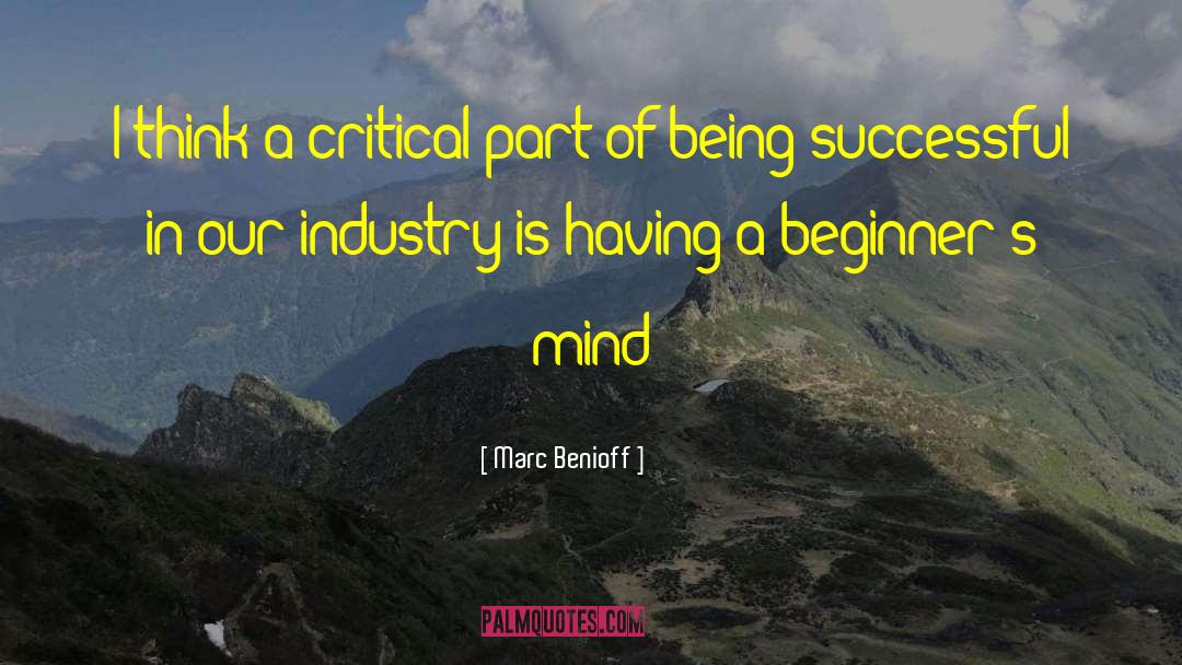 Beginners quotes by Marc Benioff