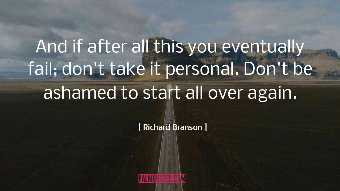 Beginning Again quotes by Richard Branson