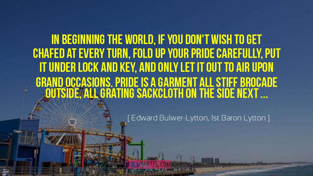 Beginning And Attitude quotes by Edward Bulwer-Lytton, 1st Baron Lytton