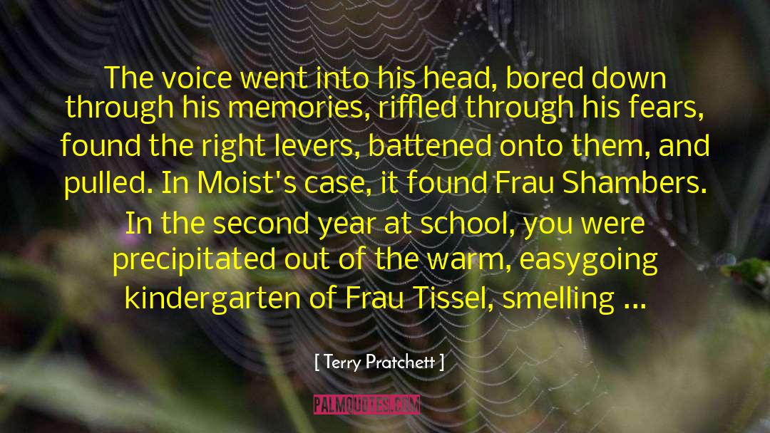 Beginning Of School Year quotes by Terry Pratchett