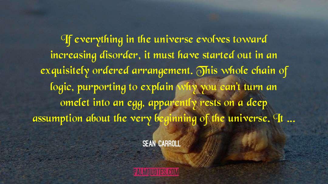 Beginning Of The Universe quotes by Sean Carroll