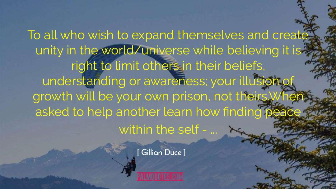 Beginning Of Wisdom quotes by Gillian Duce