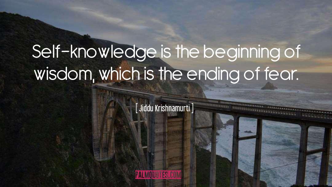 Beginning Of Wisdom quotes by Jiddu Krishnamurti