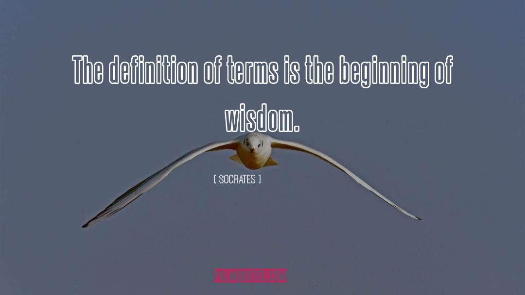 Beginning Of Wisdom quotes by Socrates