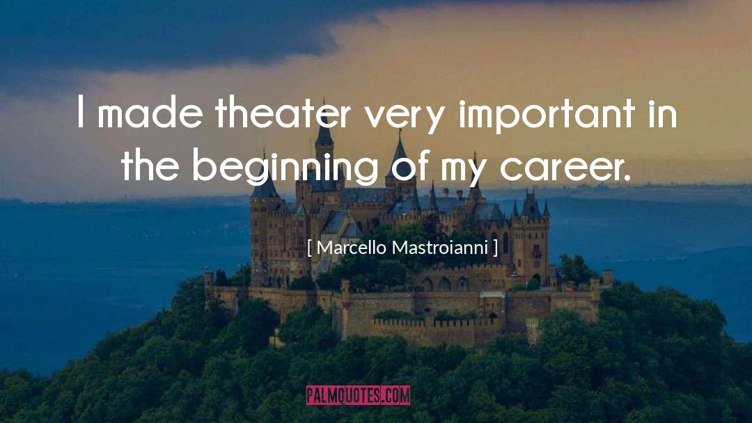 Beginning quotes by Marcello Mastroianni