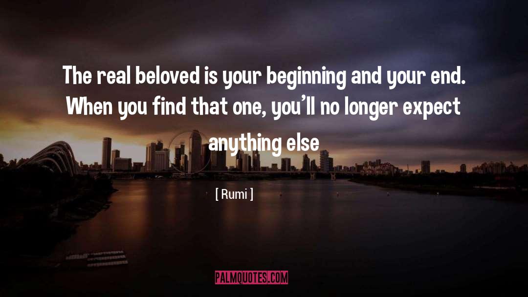 Beginning quotes by Rumi