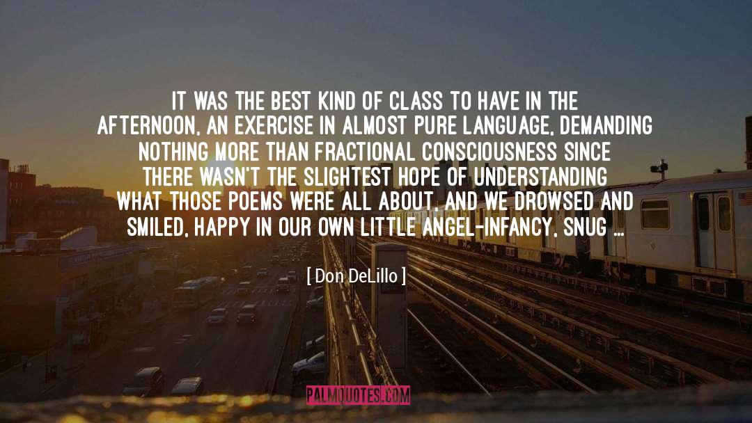 Beginning quotes by Don DeLillo