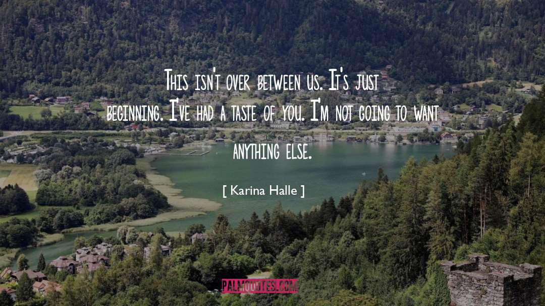 Beginning quotes by Karina Halle