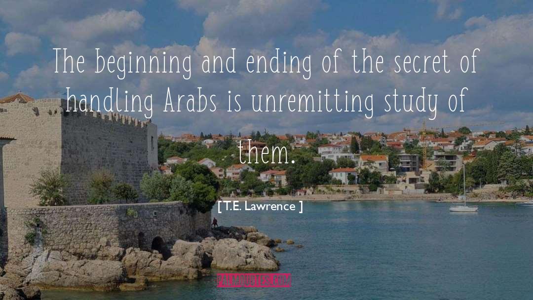 Beginnings And Endings quotes by T.E. Lawrence