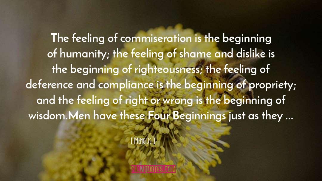 Beginnings quotes by Mencius