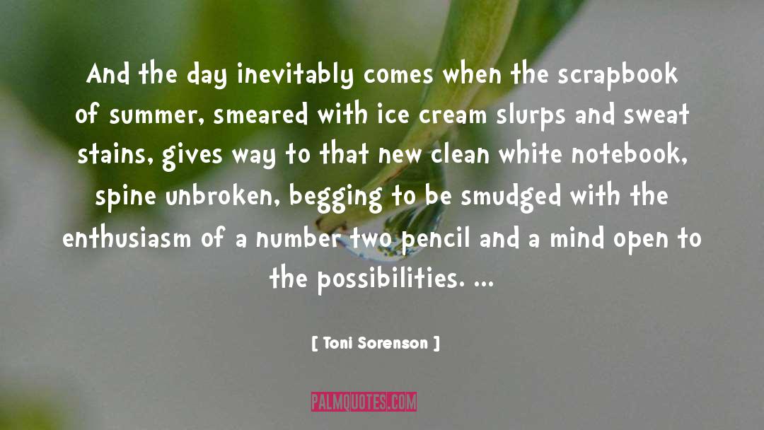 Beginnings quotes by Toni Sorenson