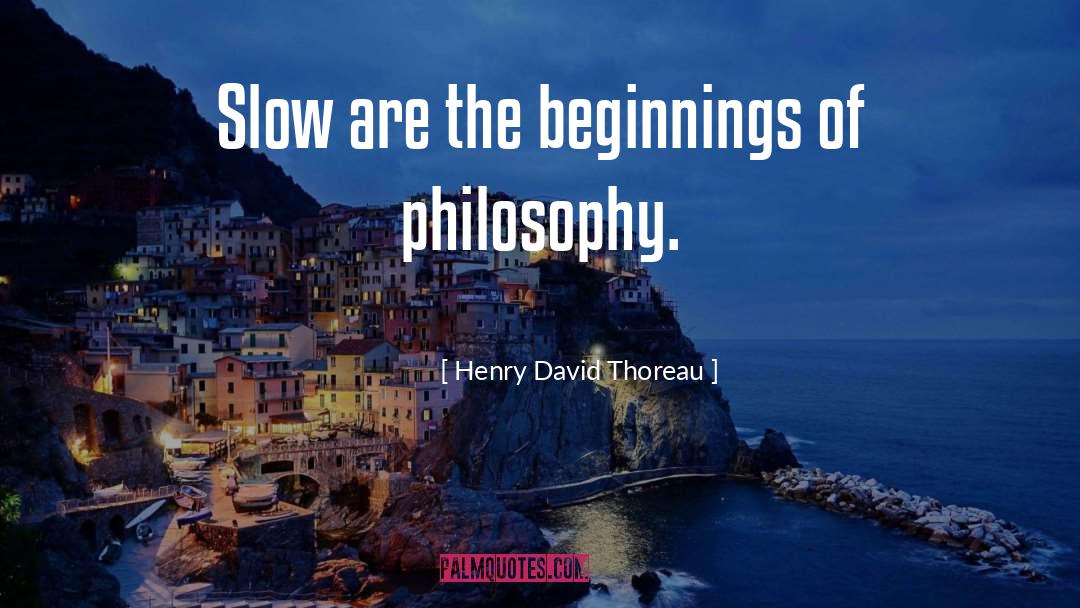 Beginnings quotes by Henry David Thoreau