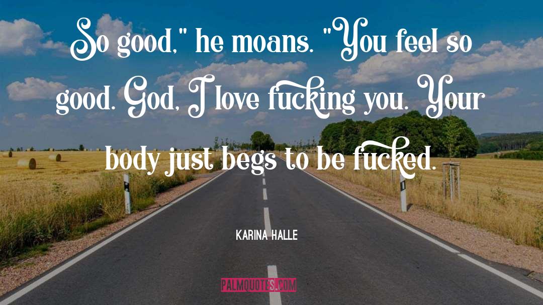 Begs quotes by Karina Halle