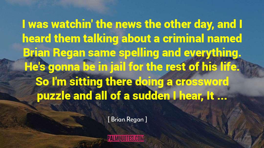 Beguilement Crossword quotes by Brian Regan