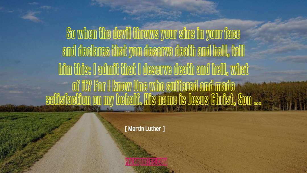 Behalf quotes by Martin Luther