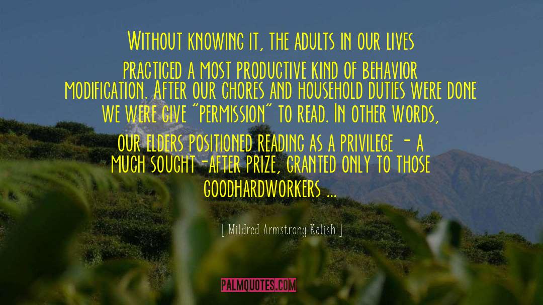 Behavior Analytic quotes by Mildred Armstrong Kalish