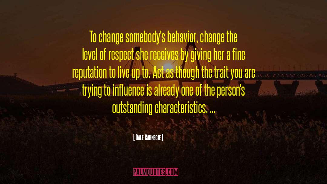 Behavior Change quotes by Dale Carnegie
