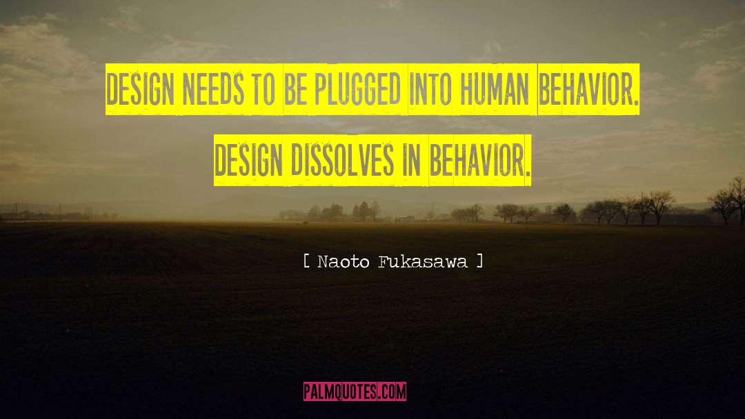 Behavior Chart quotes by Naoto Fukasawa