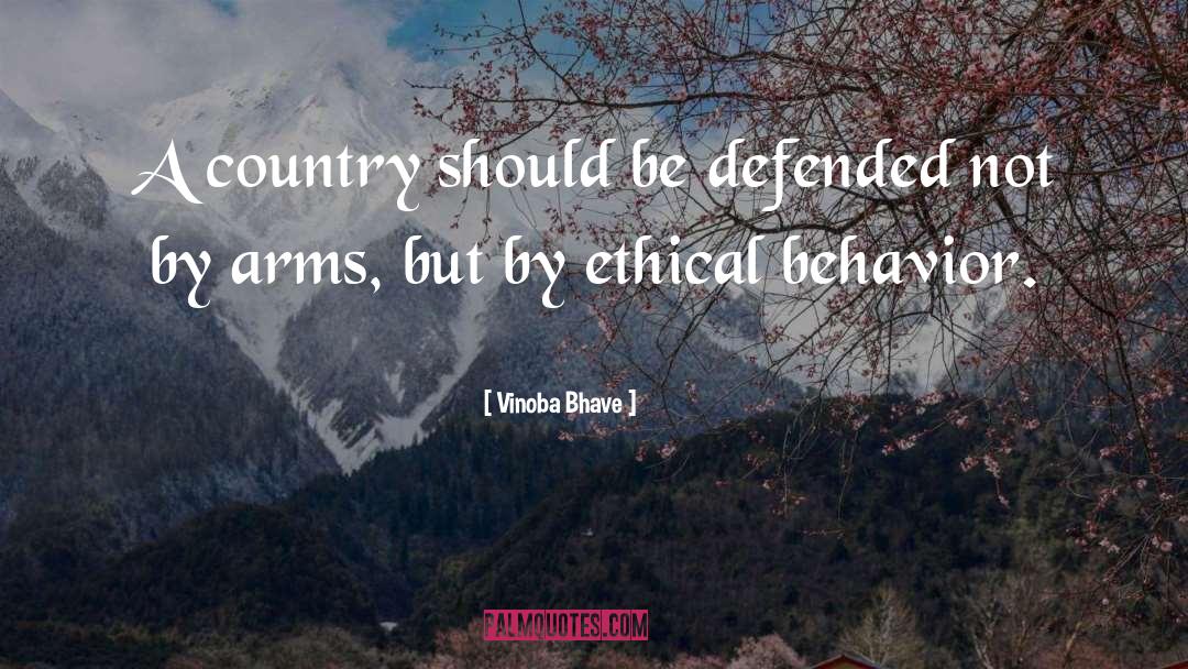 Behavior Patterns quotes by Vinoba Bhave