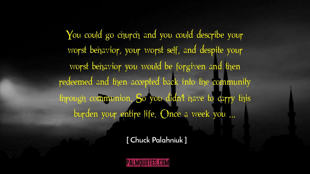 Behavior Patterns quotes by Chuck Palahniuk