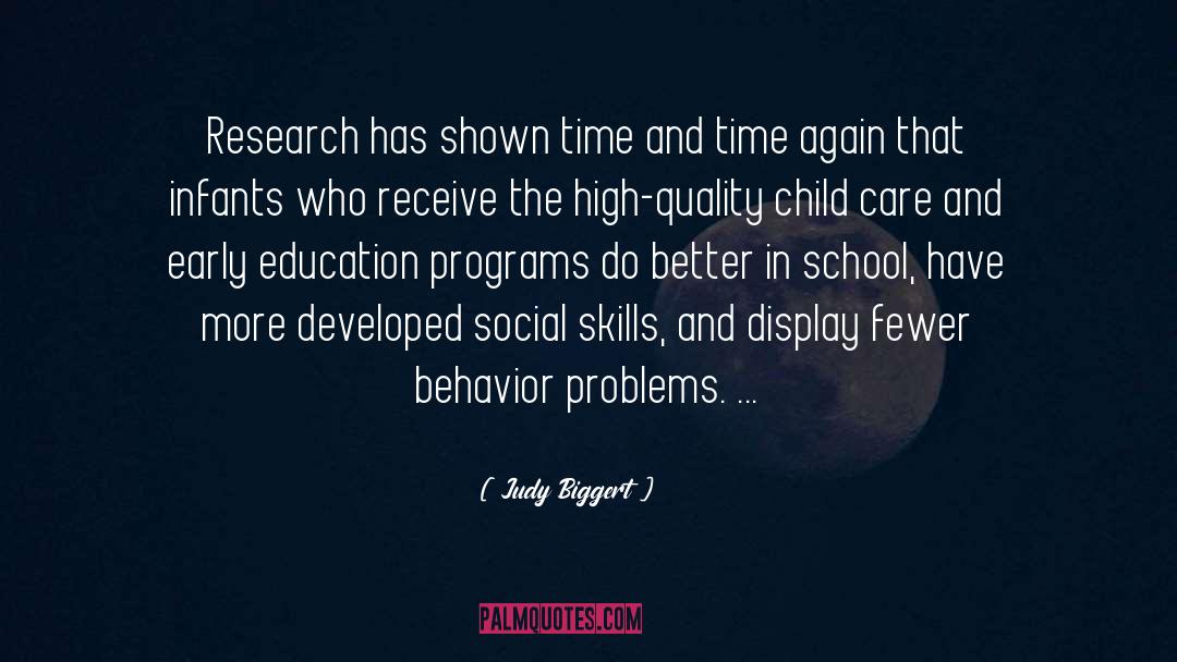 Behavior Problems quotes by Judy Biggert