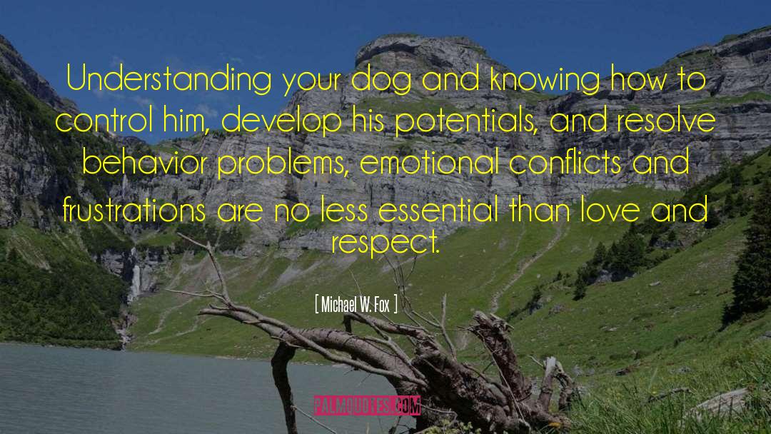 Behavior Problems quotes by Michael W. Fox