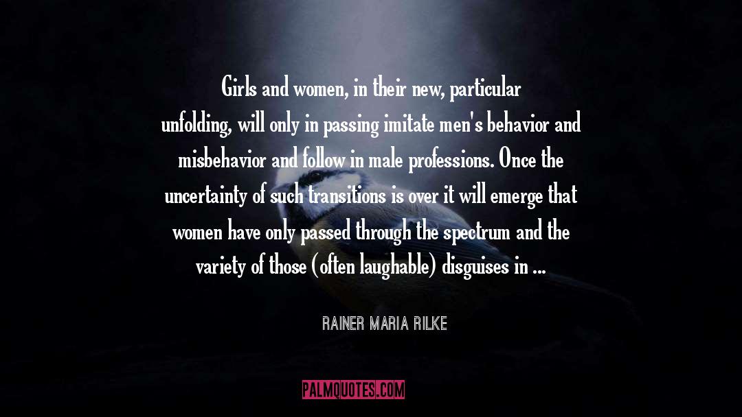 Behavior quotes by Rainer Maria Rilke