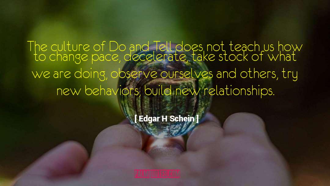 Behaviors quotes by Edgar H Schein
