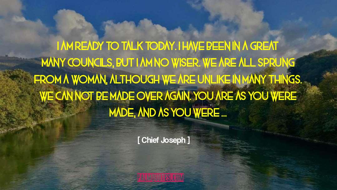 Behaviour Change quotes by Chief Joseph