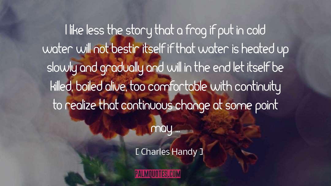 Behaviour Change quotes by Charles Handy
