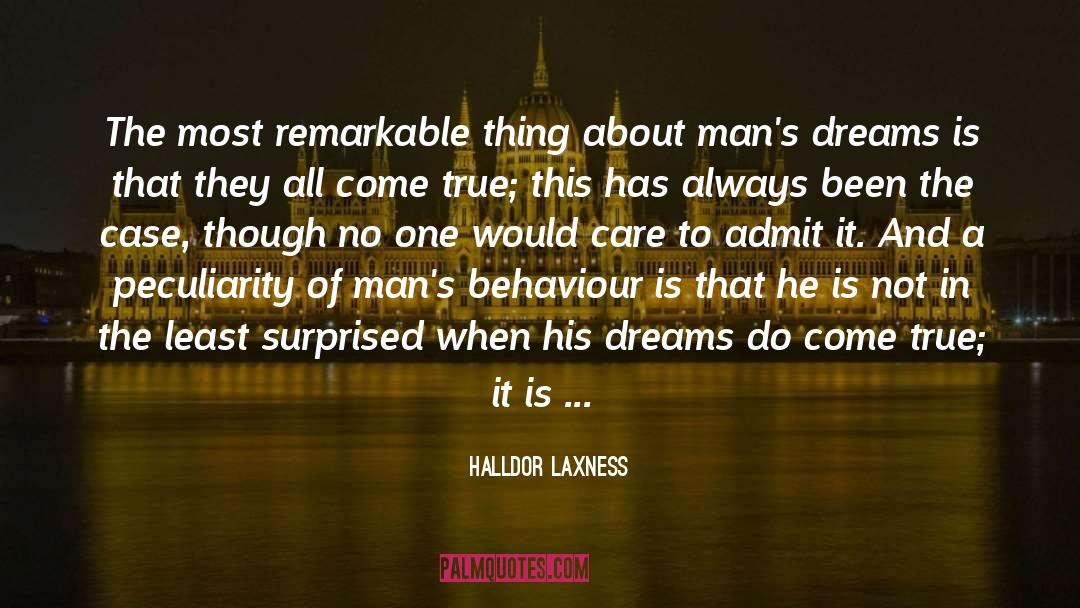 Behaviour quotes by Halldor Laxness