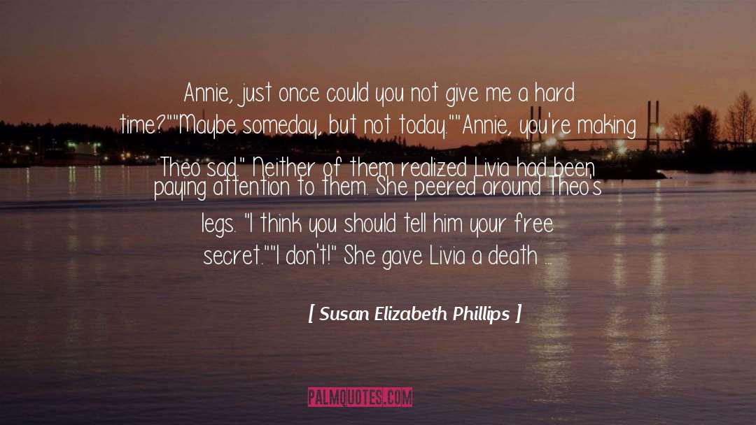 Behind Her Face quotes by Susan Elizabeth Phillips