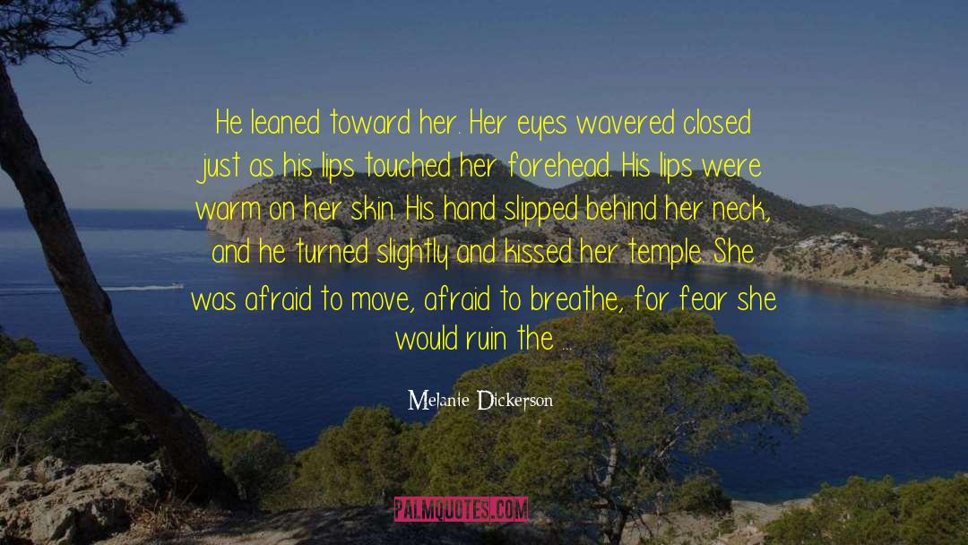 Behind Her Face quotes by Melanie Dickerson