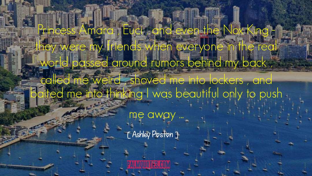 Behind My Back quotes by Ashley Poston