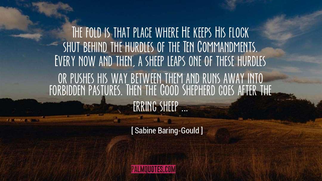 Behind quotes by Sabine Baring-Gould