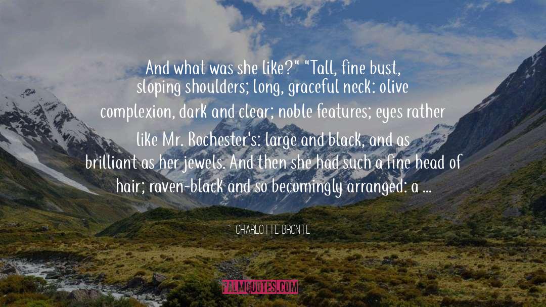 Behind quotes by Charlotte Bronte